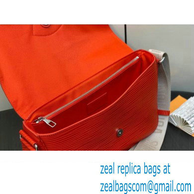 Louis Vuitton Epi Calf leather Montsouris Messenger Bag M23097 Orange 2023 - Click Image to Close