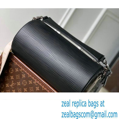 Louis Vuitton Epi Calf leather Soft Polochon MM Bag Black 2023 - Click Image to Close