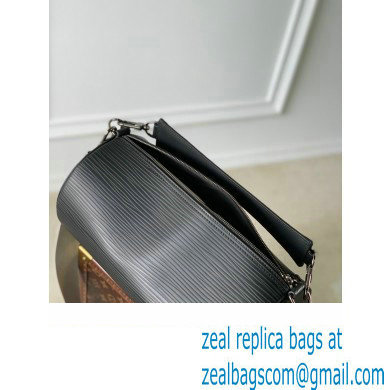 Louis Vuitton Epi Calf leather Soft Polochon MM Bag Black 2023 - Click Image to Close