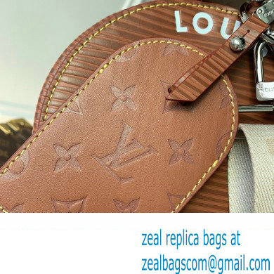 Louis Vuitton Epi Calf leather Soft Polochon MM Bag M23092 Brown 2023 - Click Image to Close