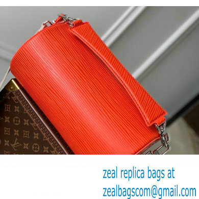 Louis Vuitton Epi Calf leather Soft Polochon MM Bag M23719 Orange 2023 - Click Image to Close