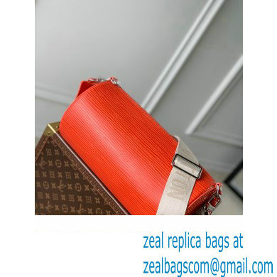 Louis Vuitton Epi Calf leather Soft Polochon MM Bag M23719 Orange 2023 - Click Image to Close