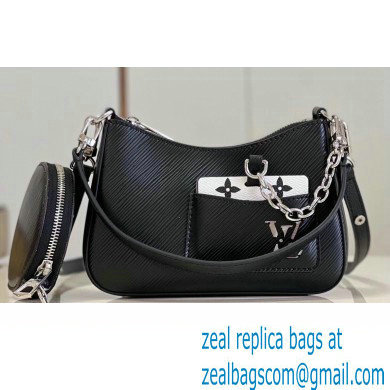 Louis Vuitton Epi grained cowhide leather Marellini Bag M20998 Black 2023 - Click Image to Close