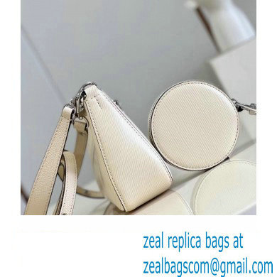 Louis Vuitton Epi grained cowhide leather Marellini Bag M20999 Quartz White 2023 - Click Image to Close