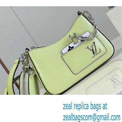 Louis Vuitton Epi grained cowhide leather Marellini Bag M22651 Vert Noto Green 2023 - Click Image to Close