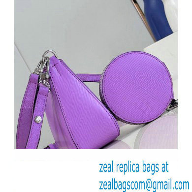 Louis Vuitton Epi grained cowhide leather Marellini Bag M22653 Lilas Provence Lilac 2023 - Click Image to Close