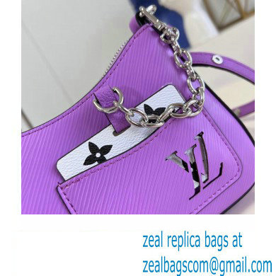 Louis Vuitton Epi grained cowhide leather Marellini Bag M22653 Lilas Provence Lilac 2023