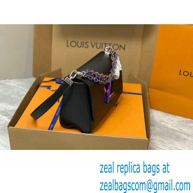 Louis Vuitton Epi grained leather Twist MM Bag M22028 Black 2023 - Click Image to Close