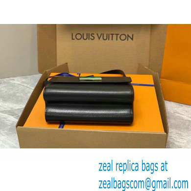 Louis Vuitton Epi grained leather Twist MM Bag M22028 Black 2023 - Click Image to Close