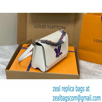 Louis Vuitton Epi grained leather Twist MM Bag M22029 White 2023