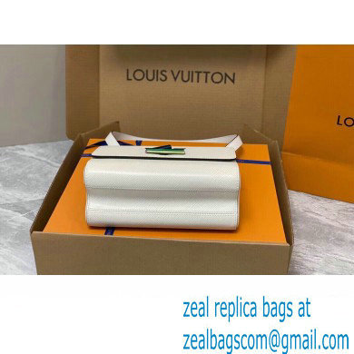 Louis Vuitton Epi grained leather Twist MM Bag M22029 White 2023 - Click Image to Close