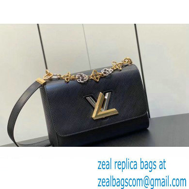 Louis Vuitton Epi grained leather Twist MM Bag M22773 Black 2023