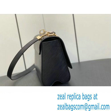Louis Vuitton Epi grained leather Twist MM Bag M22773 Black 2023