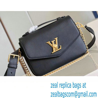 Louis Vuitton Grained calf leather Oxford Bag M22735 Black 2023 - Click Image to Close