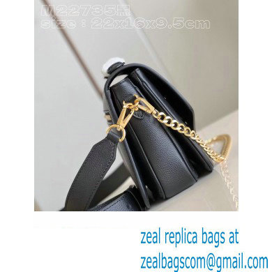 Louis Vuitton Grained calf leather Oxford Bag M22735 Black 2023 - Click Image to Close