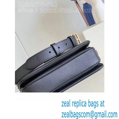 Louis Vuitton Grained calf leather Oxford Bag M22735 Black 2023 - Click Image to Close