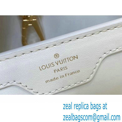 Louis Vuitton LV Broderie Anglaise Capucines BB Bag M20742 White 2023