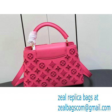 Louis Vuitton LV Broderie Anglaise Capucines BB Bag M22922 Pink 2023