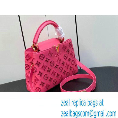 Louis Vuitton LV Broderie Anglaise Capucines BB Bag M22922 Pink 2023 - Click Image to Close