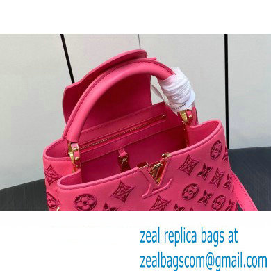 Louis Vuitton LV Broderie Anglaise Capucines BB Bag M22922 Pink 2023