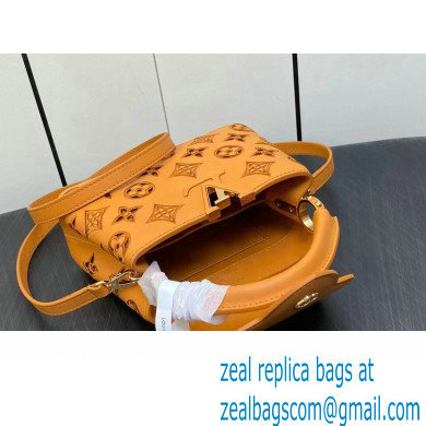 Louis Vuitton LV Broderie Anglaise Capucines Mini Bag M22863 Saffron Yellow 2023