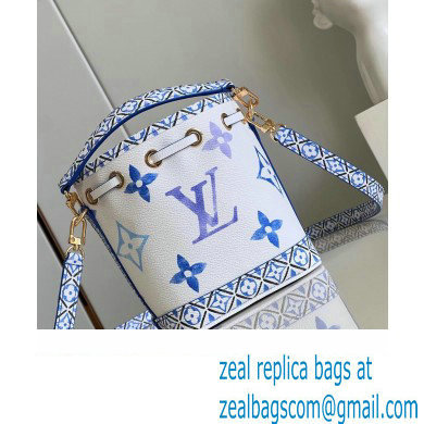 Louis Vuitton LV By The Pool Nano Noe Bag in Monogram Canvas M82386 Blue 2023