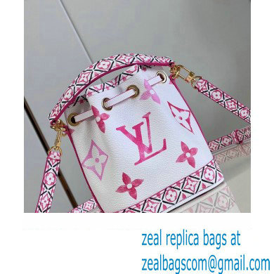 Louis Vuitton LV By The Pool Nano Noe Bag in Monogram Canvas M82386 Pink 2023