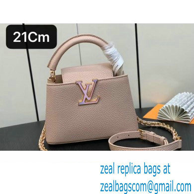 Louis Vuitton LV Milky Way Capucines Mini Bag M23082 Quartz White 2023 - Click Image to Close