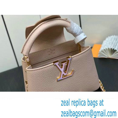 Louis Vuitton LV Milky Way Capucines Mini Bag M23082 Quartz White 2023