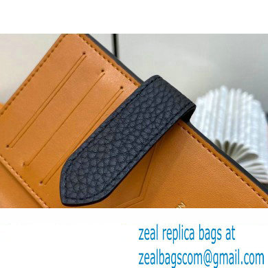 Louis Vuitton LV Vertical Compact Wallet M81561 Black 2023