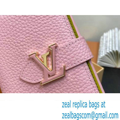 Louis Vuitton LV Vertical Compact Wallet M82144 Rose Jasmin Pink 2023