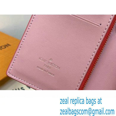 Louis Vuitton LV Vertical Compact Wallet M82461 Dragon Fruit Pink 2023 - Click Image to Close