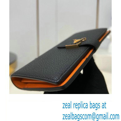 Louis Vuitton LV Vertical Wallet M81330 Black 2023