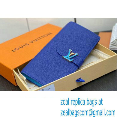 Louis Vuitton LV Vertical Wallet M82441 Blue 2023