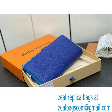 Louis Vuitton LV Vertical Wallet M82441 Blue 2023