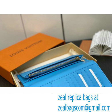 Louis Vuitton LV Vertical Wallet M82441 Blue 2023
