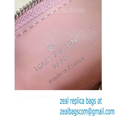 Louis Vuitton Mahina perforated calf leather Card Holder Recto Verso M81287 Pink 2023 - Click Image to Close