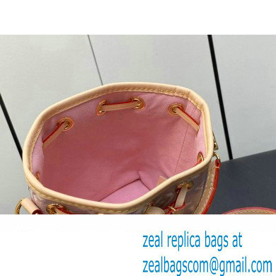 Louis Vuitton Monoglam canvas Nano Noe Bag M82427 Rose Pink 2023