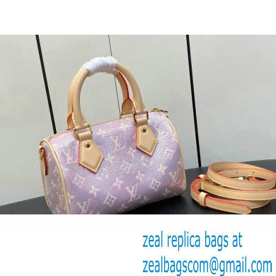 Louis Vuitton Monoglam canvas Speedy Bandouliere 20 Bag M22849 Rose Pink 2023 - Click Image to Close