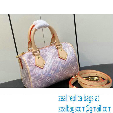 Louis Vuitton Monoglam canvas Speedy Bandouliere 20 Bag M22849 Rose Pink 2023 - Click Image to Close