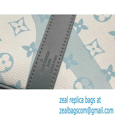 Louis Vuitton Monogram Aquagarden canvas Keepall Bandouliere 50 Bag M22570 Crystal Blue 2023 - Click Image to Close