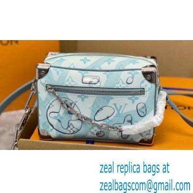 Louis Vuitton Monogram Aquagarden canvas Mini Soft Trunk Bag M22588 Crystal Blue 2023 - Click Image to Close