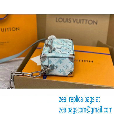 Louis Vuitton Monogram Aquagarden canvas Mini Soft Trunk Bag M22588 Crystal Blue 2023 - Click Image to Close