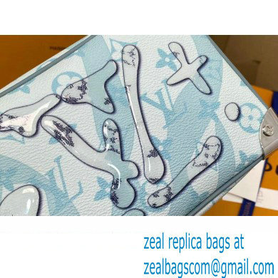 Louis Vuitton Monogram Aquagarden canvas Mini Soft Trunk Bag M22588 Crystal Blue 2023 - Click Image to Close