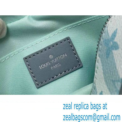 Louis Vuitton Monogram Aquagarden canvas Mini Soft Trunk Bag M22588 Crystal Blue 2023