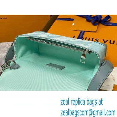 Louis Vuitton Monogram Aquagarden canvas Steamer Wearable Wallet Bag M22637 Crystal Blue 2023 - Click Image to Close