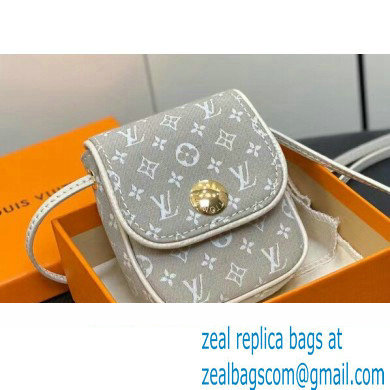 Louis Vuitton Monogram Canvas Pochette Cancun Pouch Bag M60018 Beige 2023 - Click Image to Close