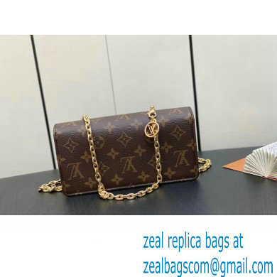 Louis Vuitton Monogram Canvas Wallet On Chain Lily Bag M82509 2023