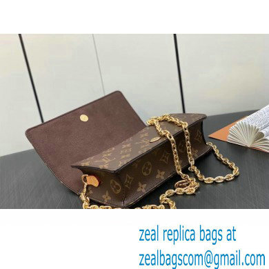 Louis Vuitton Monogram Canvas Wallet On Chain Lily Bag M82509 2023