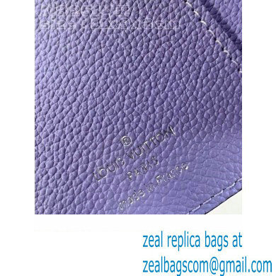 Louis Vuitton Monogram Empreinte Clea wallet Iris Purple 2023